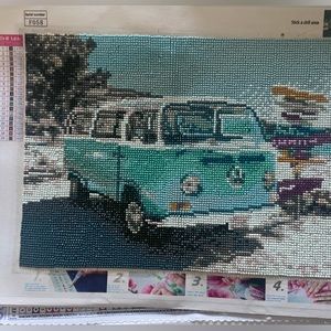 Finished diamond art